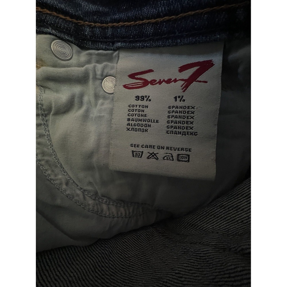 Seven7 Jeans Womens Boot Cut Slim Fit Low Rise Medium Wash Stretch 31x31 Seven 7 - Picture 7 of 7